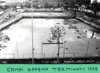 campi appena terminati nel 1978