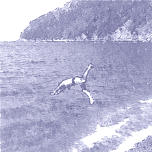 Tuffo alla Nembo Kid di Gianni Valsuani nel mare di Riva Trigoso nel 1968