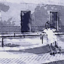 Girotondo intorna alla vaschetta dei pesciolini a Ponente (1954)